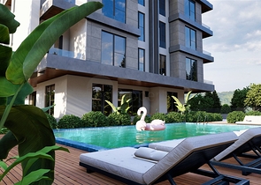 New Investment Apartments Near Sea in Liman, Konyaaltı