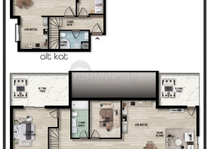 New Investment Apartments Near Sea in Liman, Konyaaltı