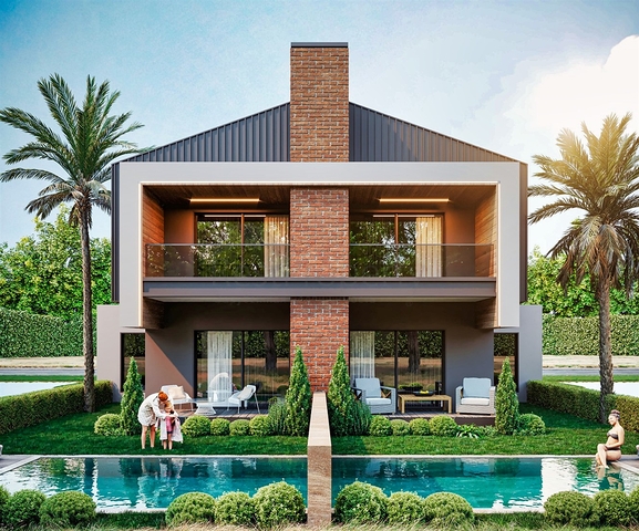 Villas in a 4+1 complex in the Doshemealti - Antalya area 