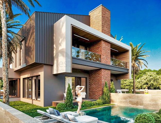 Villas in a 4+1 complex in the Doshemealti - Antalya area 