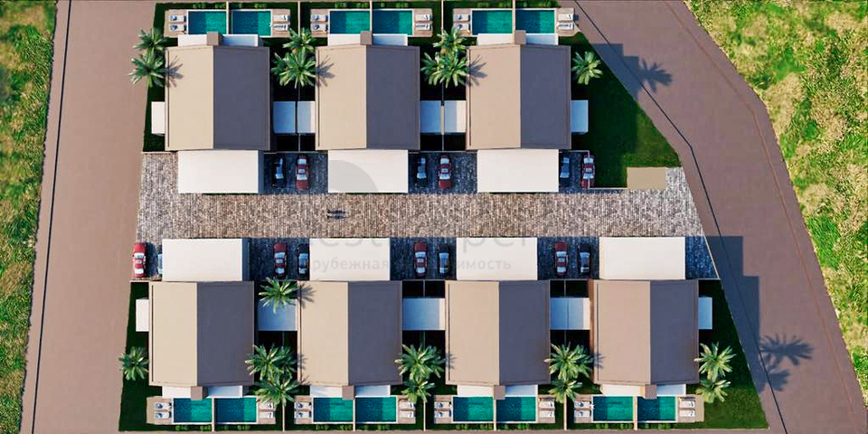 Villas in a 4+1 complex in the Doshemealti - Antalya area 