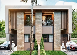 Villas in a 4+1 complex in the Doshemealti - Antalya area 