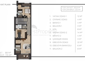 4+1 villas in Doshemealti - Antalya area 
