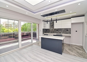 A 3+1 apartment in the Kyzyltoprak - Antalya neighborhood 