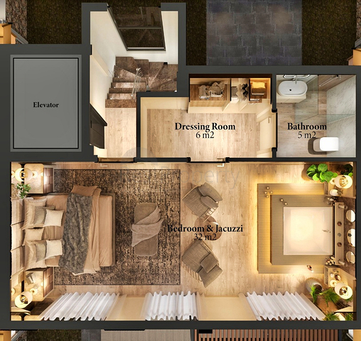 3+1 villa in Fethiye - Antalya area 