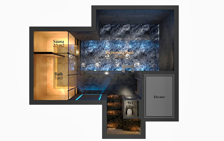 3+1 villa in Fethiye - Antalya area 