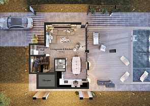 3+1 villa in Fethiye - Antalya area 