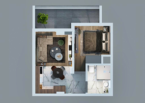 1+1 apartments in Altyntas - Antalya area  1+1 apartments in Altyntas - Antalya area