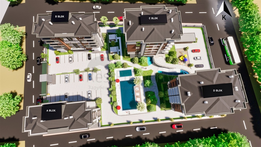 1+1 apartment in Kepez - Antalya area  1+1 apartment in Kepez - Antalya area