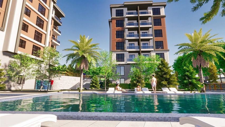 1+1 apartment in Kepez - Antalya area  1+1 apartment in Kepez - Antalya area