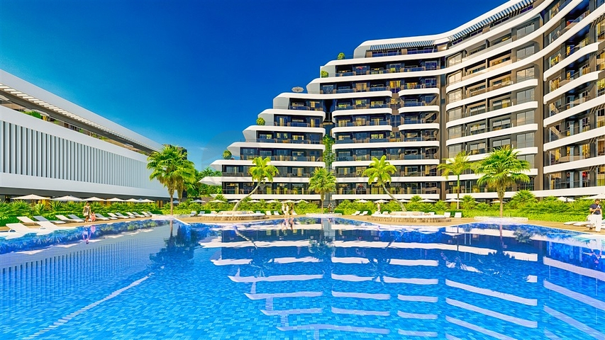 1+1 apartments in a luxury complex in the Altyntas - Antalya area  1+1 apartments in a luxury complex in the Altyntas - Antalya area