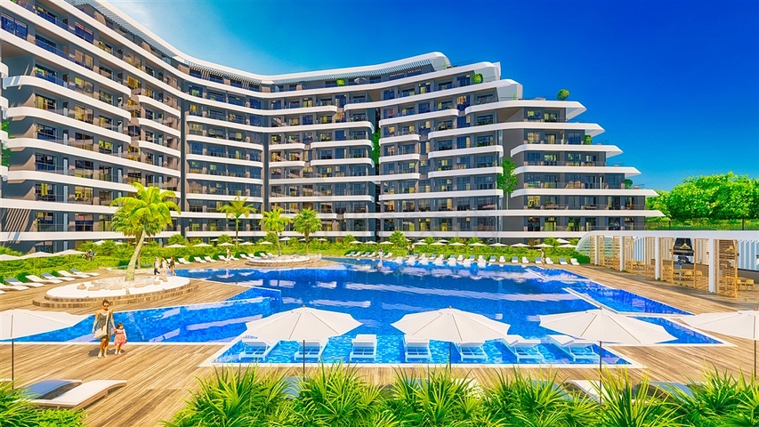 1+1 apartments in a luxury complex in the Altyntas - Antalya area  1+1 apartments in a luxury complex in the Altyntas - Antalya area