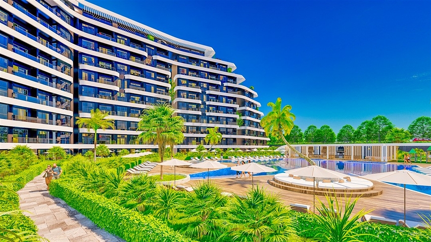 1+1 apartments in a luxury complex in the Altyntas - Antalya area  1+1 apartments in a luxury complex in the Altyntas - Antalya area
