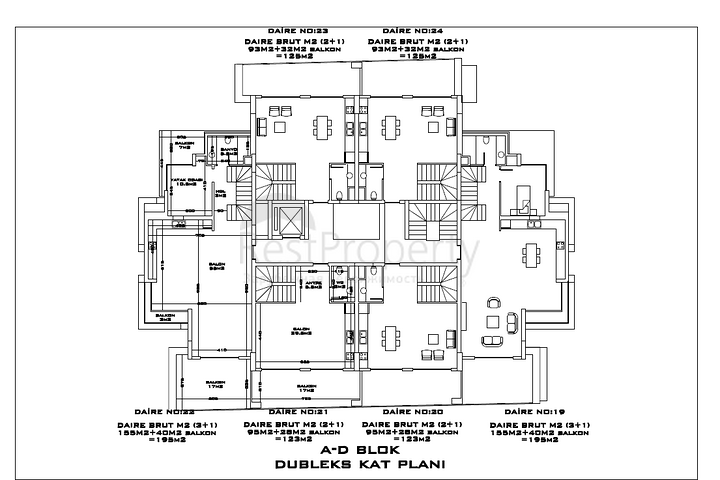 Apartments in the new residential complex from the famous developer, Oba district