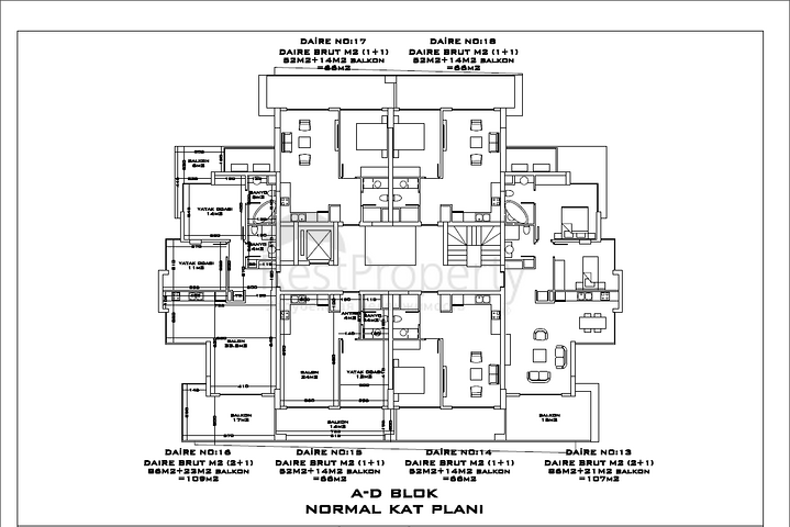 Apartments in the new residential complex from the famous developer, Oba district