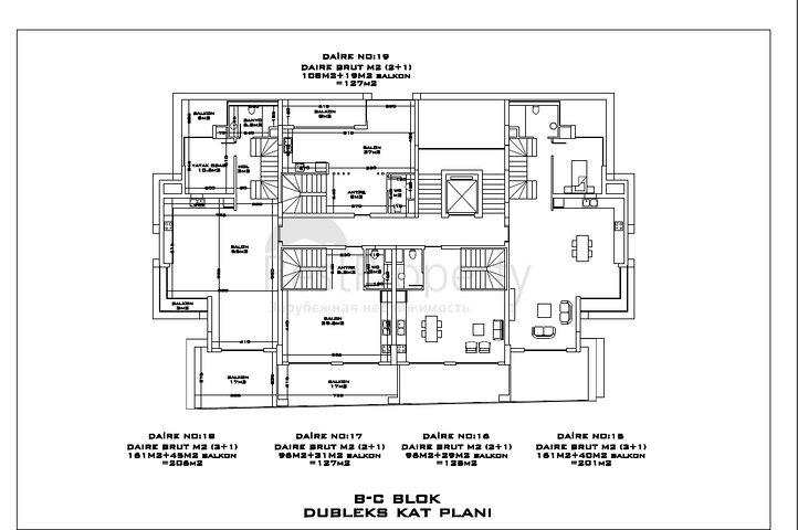 Apartments in the new residential complex from the famous developer, Oba district