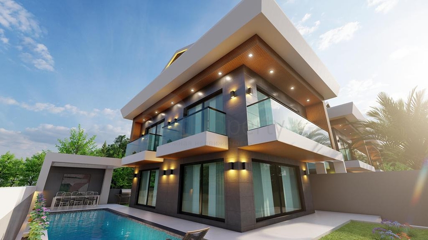 4+1 villa in Fethiye - Antalya area 