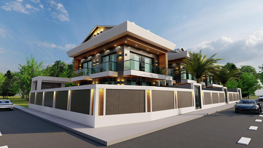 4+1 villa in Fethiye - Antalya area 