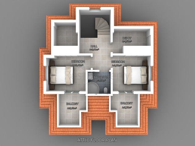 4+1 villa in Fethiye - Antalya area 