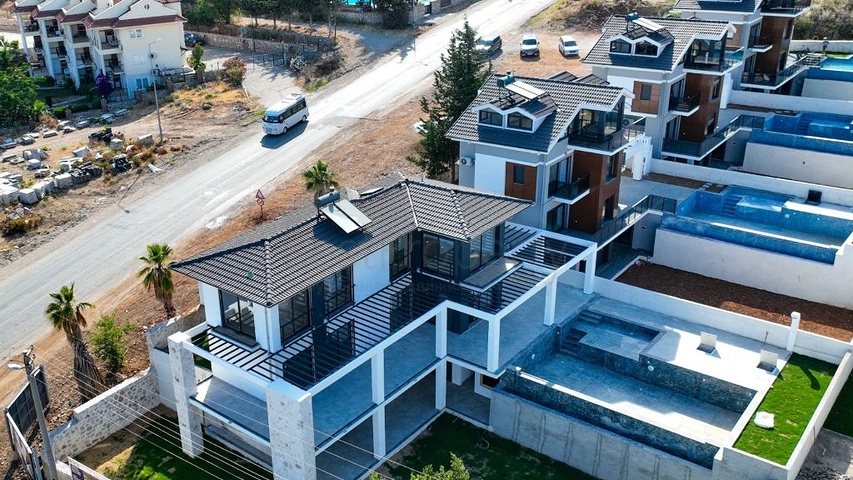 4+1 villa in Fethiye - Antalya area 