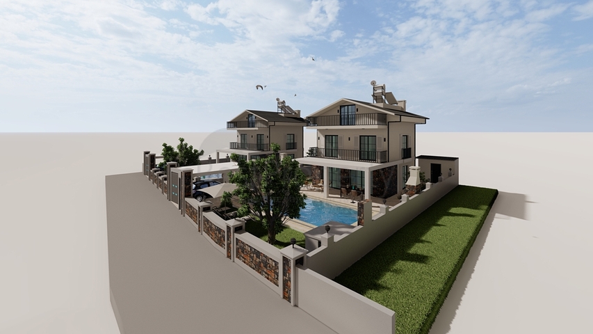 4+1 villa in Fethiye - Antalya area 