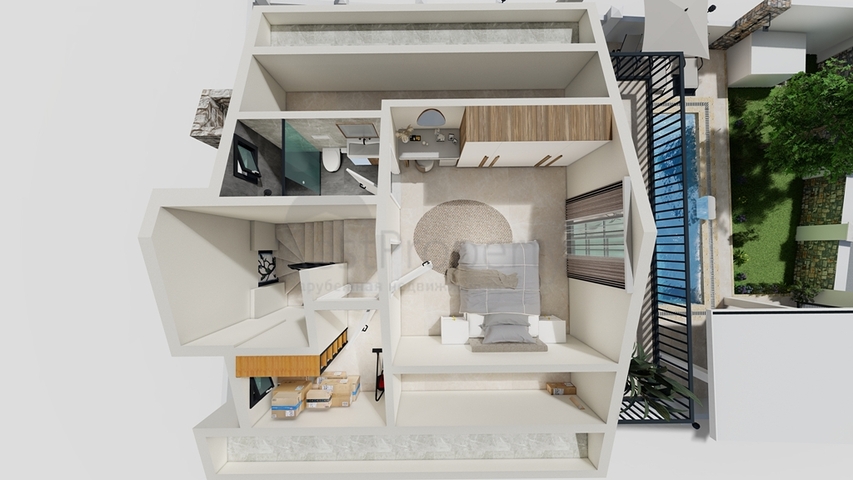 4+1 villa in Fethiye - Antalya area 