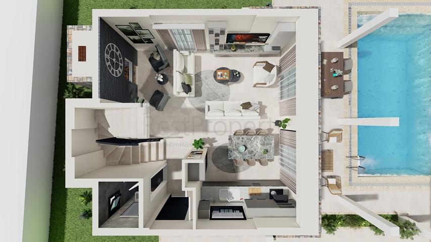 4+1 villa in Fethiye - Antalya area 