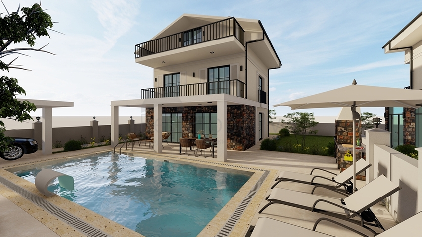 4+1 villa in Fethiye - Antalya area 