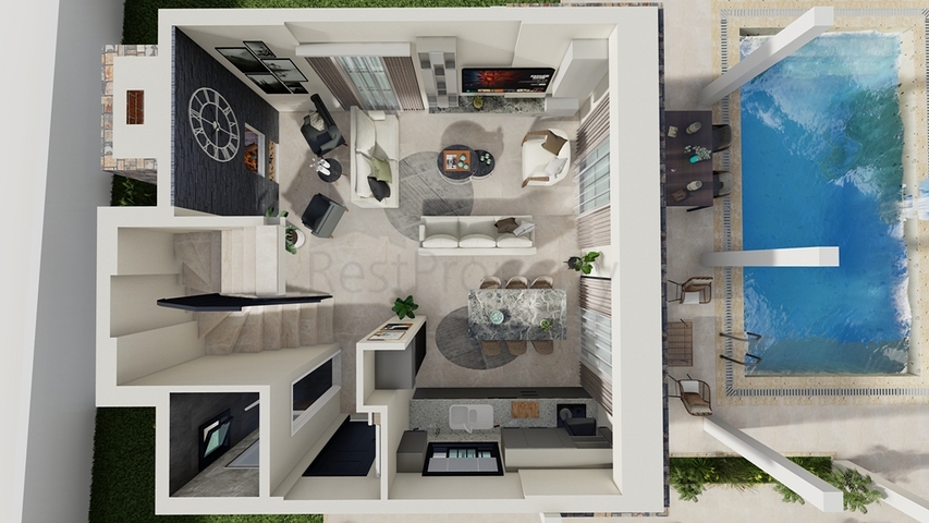 4+1 villa in Fethiye - Antalya area 