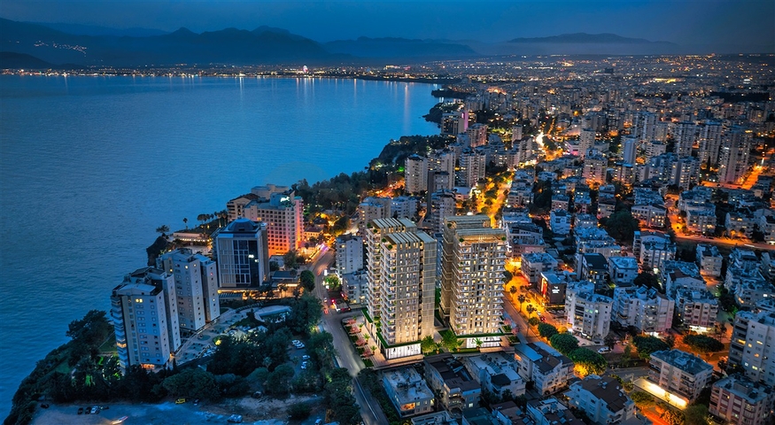A great project from a reliable developer in the most prestigious area of Antalya 
