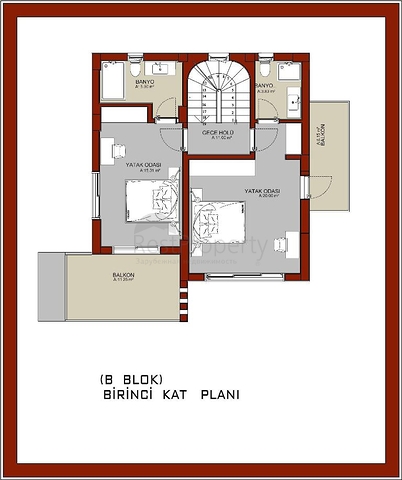 New 4+1 Villa in Fethiye from Owner, 210 m²