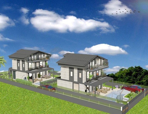 4+1 villa in Fethiye - Antalya area 