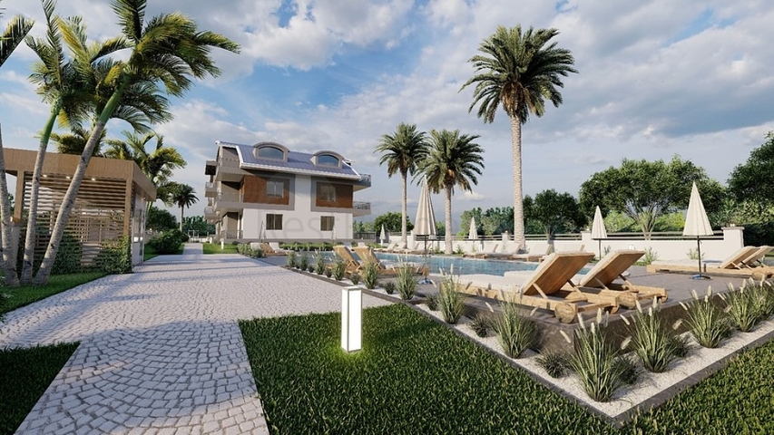 3+1 apartment in Fethiye - Antalya area 