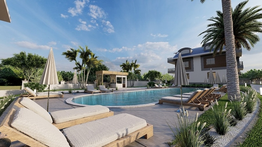 3+1 apartment in Fethiye - Antalya area 