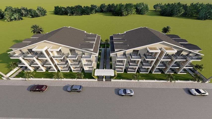 1+1 and 3+1 apartments in Fethiye - Antalya area 