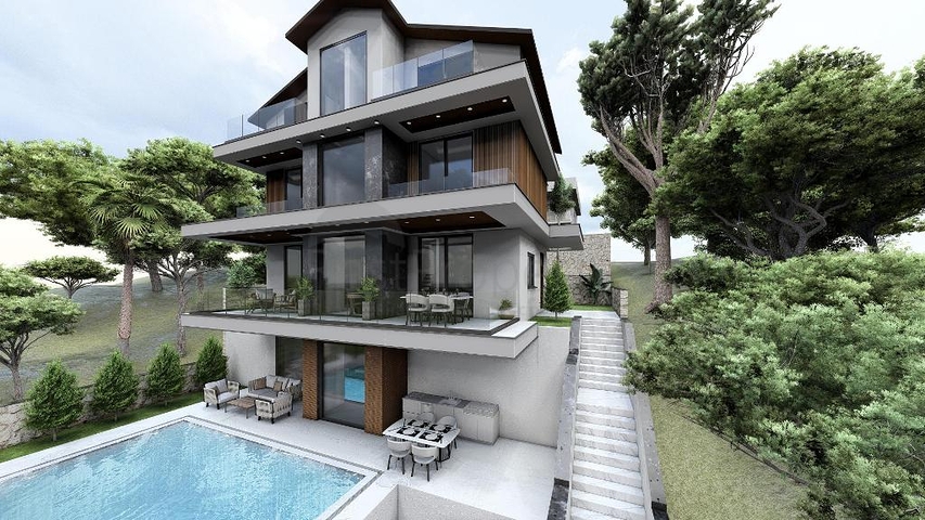 4+1 villa in Fethiye - Antalya area 