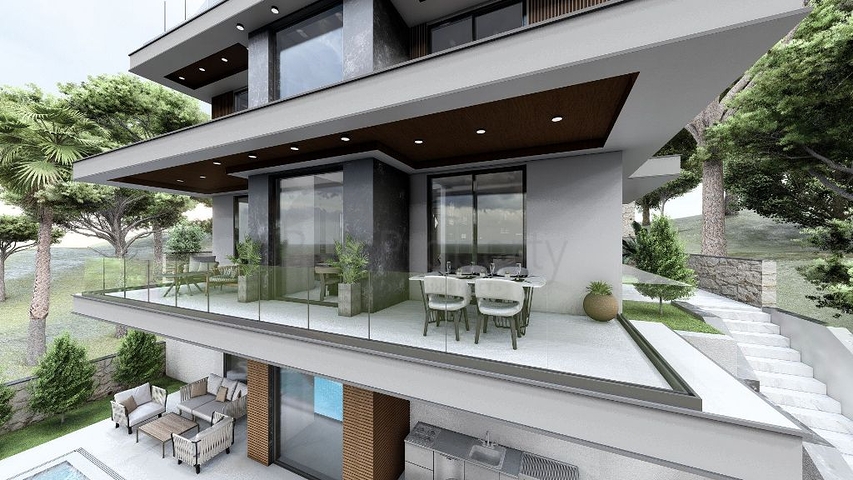 4+1 villa in Fethiye - Antalya area 