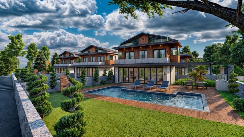 4+1 villa in Fethiye - Antalya area 