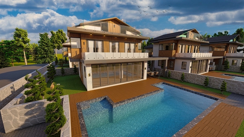 4+1 villa in Fethiye - Antalya area 