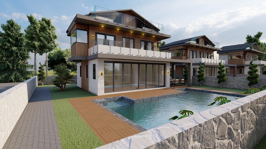 4+1 villa in Fethiye - Antalya area 