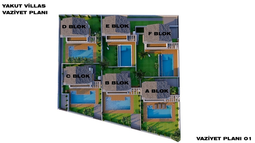 4+1 villa in Fethiye - Antalya area 