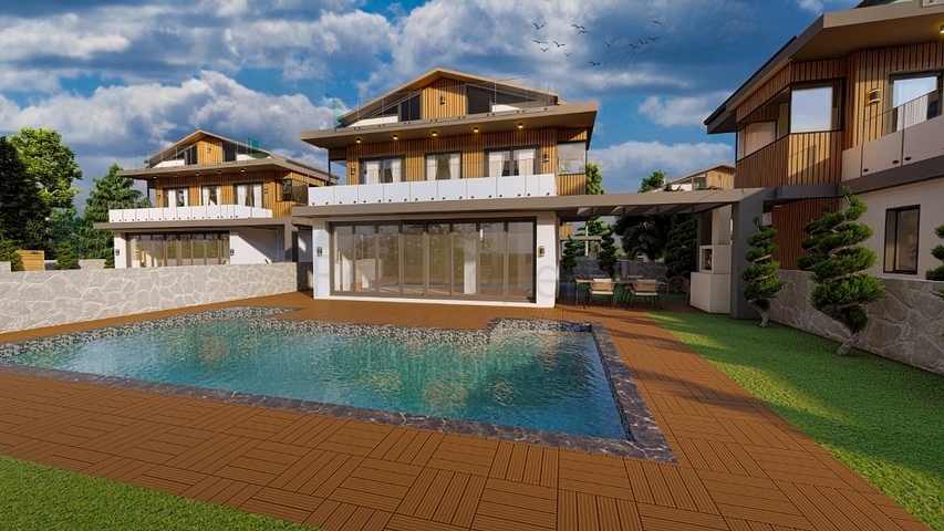 4+1 villa in Fethiye - Antalya area 
