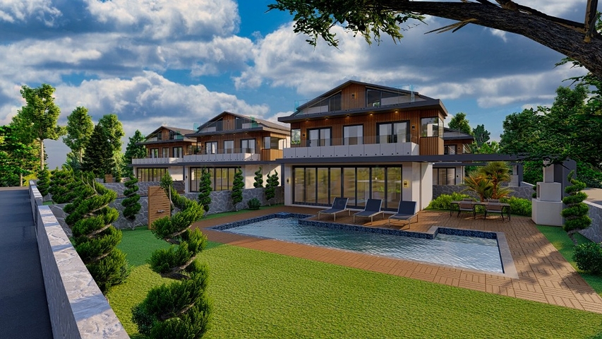 4+1 villa in Fethiye - Antalya area 