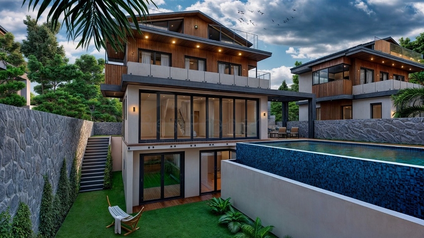 4+1 villa in Fethiye - Antalya area 