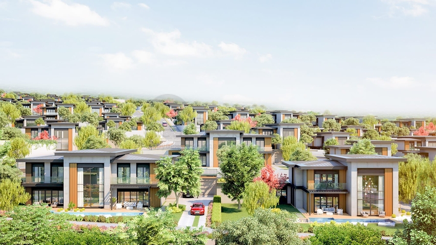 The best architectural complex in Buyukcekmej