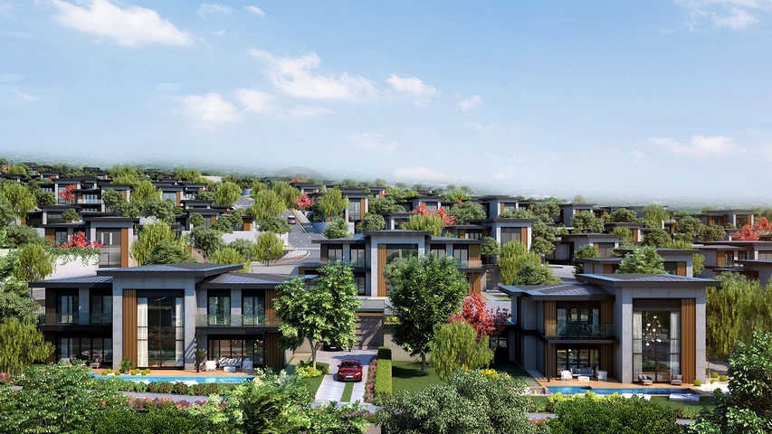 The best architectural complex in Buyukcekmej