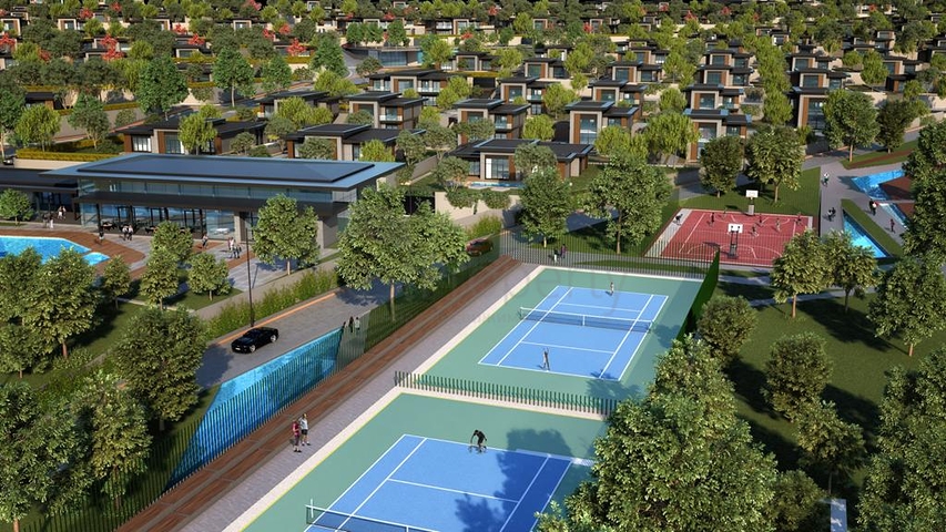 The best architectural complex in Buyukcekmej