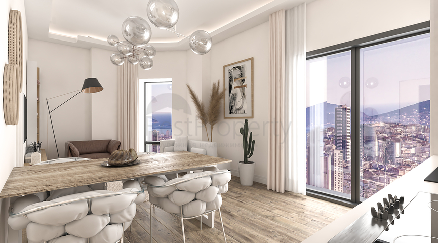 Residential complex on the highest hill in Istanbul, overlooking the Princes' Islands