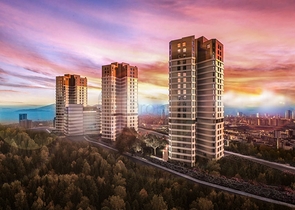 Residential complex on the highest hill in Istanbul, overlooking the Princes' Islands