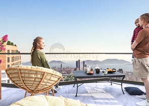 Residential complex on the highest hill in Istanbul, overlooking the Princes' Islands